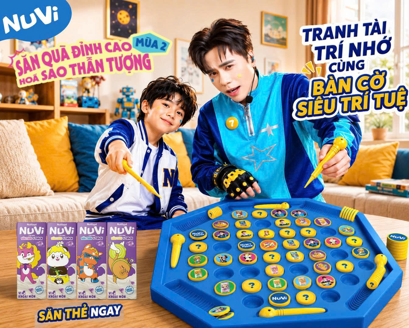 NuVi World - Vũ Trụ Idols Nhí Facebook ad: TRANH TÀI TRÍ NHỚ CÙNG BÀN CỜ SIÊU…