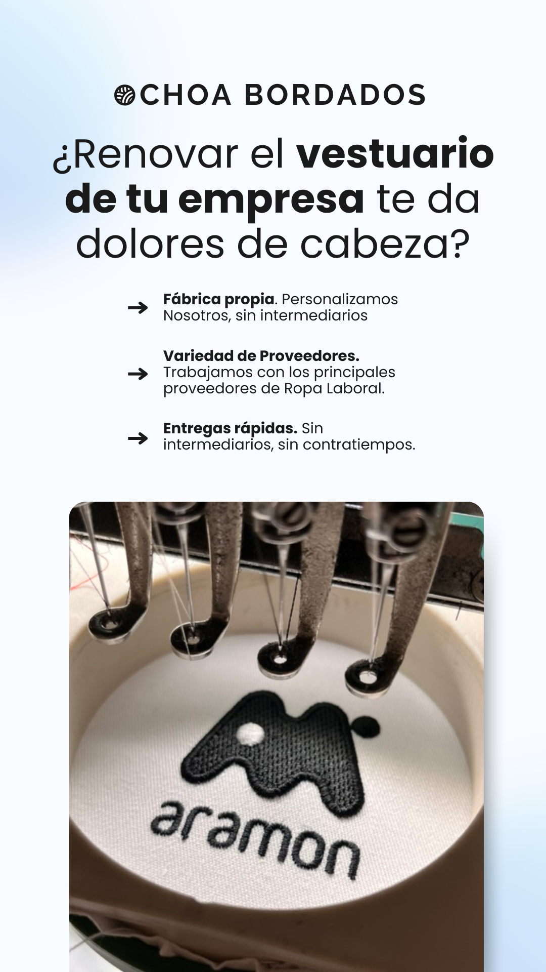 Ochoa Bordados Personalización Textil Facebook ad
