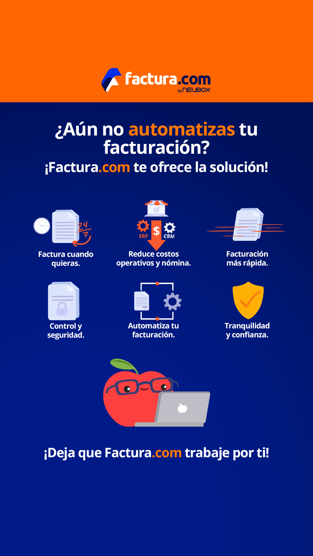Factura.com Facebook ad from Apr 21, 2025