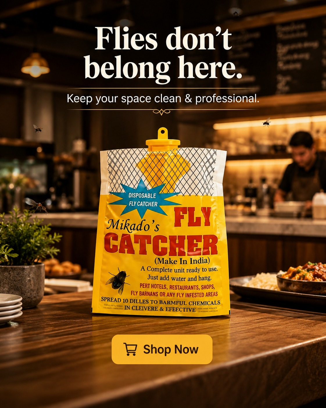 Mikado's Organic Pest Repellents Facebook ad
