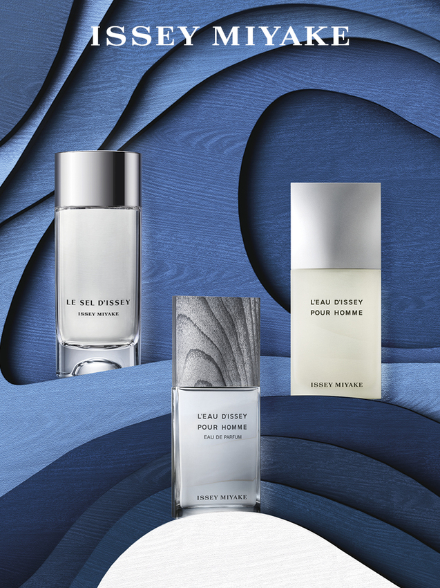 Issey Miyake Parfums Facebook ad: This Father's Day, gift the iconic masculine fragrances…