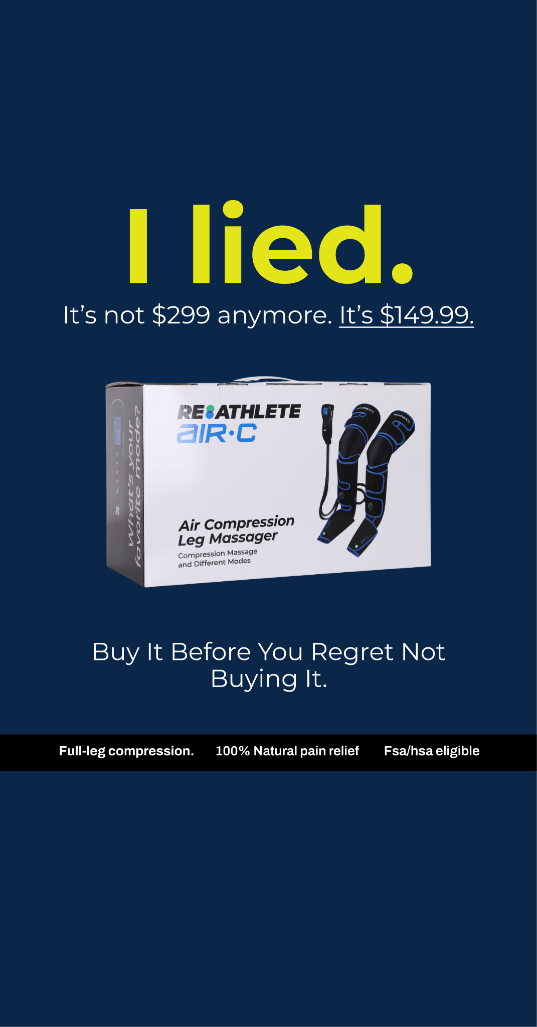 ReAthlete Facebook ad from Aug 10, 2026