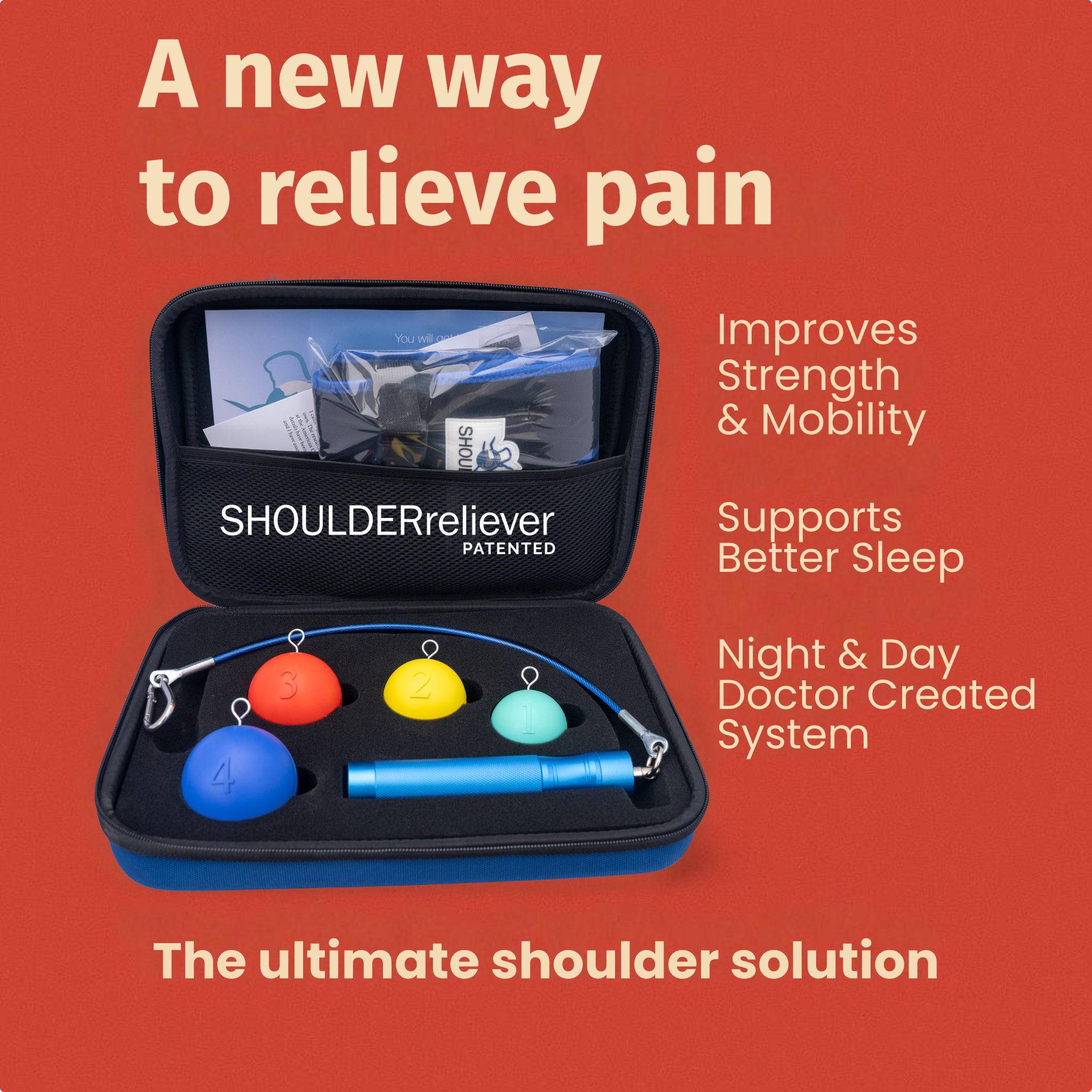 Shoulder Reliever Facebook ad: Avoid Shoulder Surgery, Without Drugs, Injections, or…