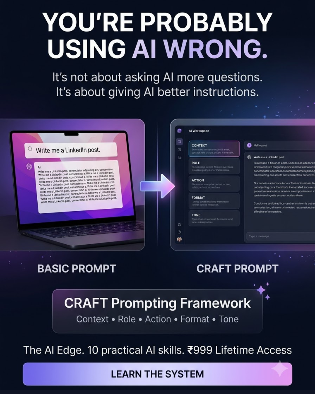 Digi Lifestyle Hub Facebook ad: You're Using AI Wrong