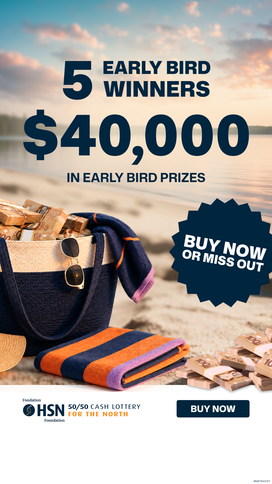 HSN 50/50 Facebook ad