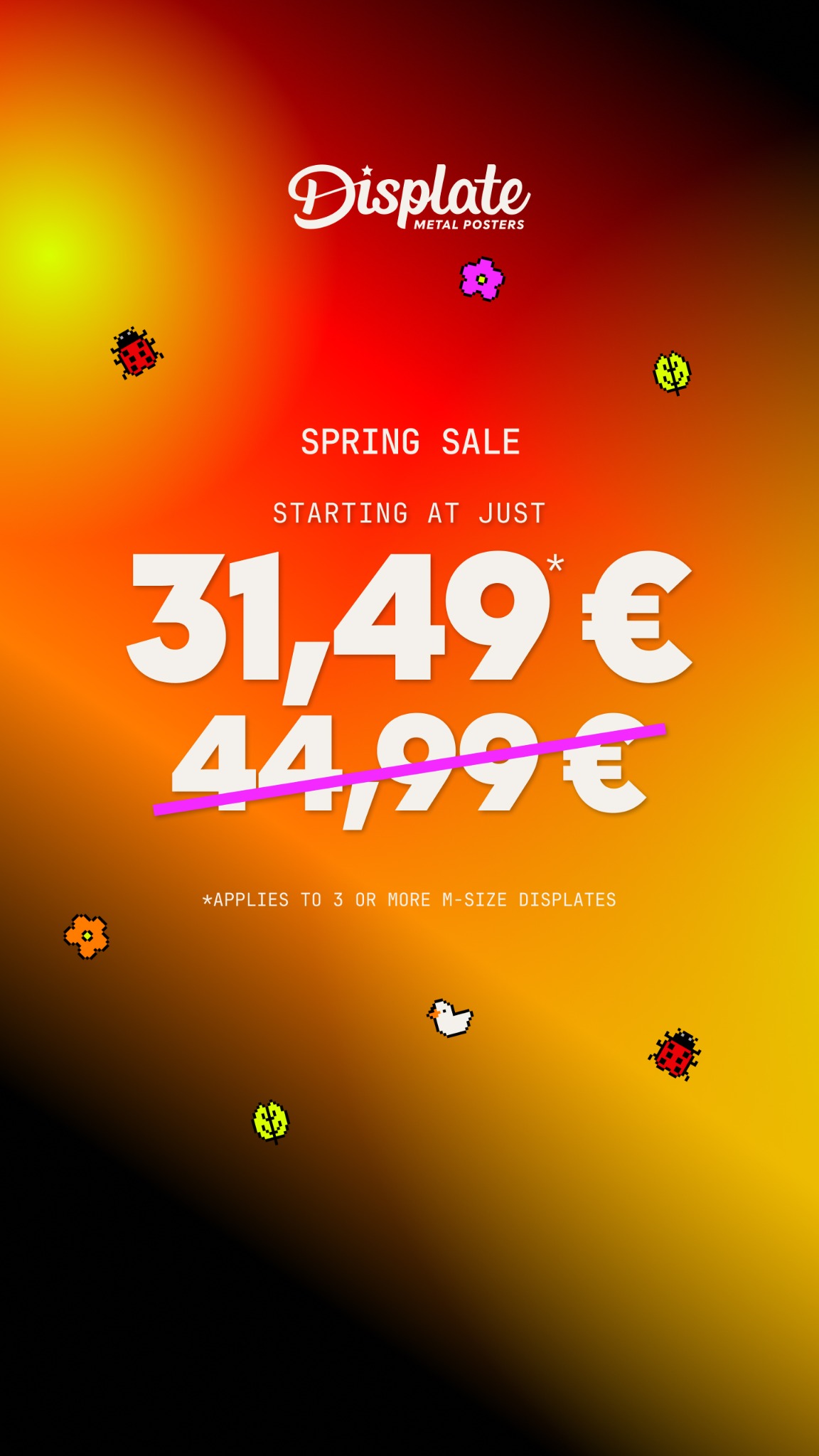 Displate Facebook ad