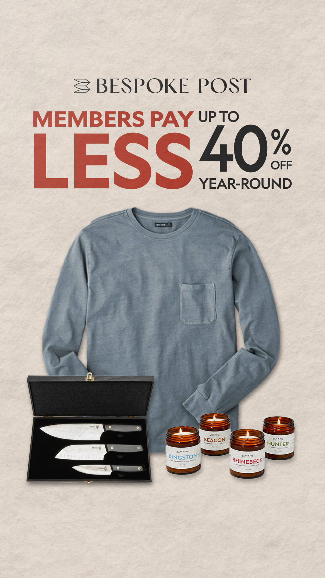 Bespoke Post Facebook ad