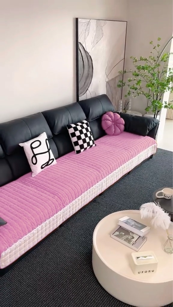 Trendize Facebook ad: French Corduroy Sofa Mats