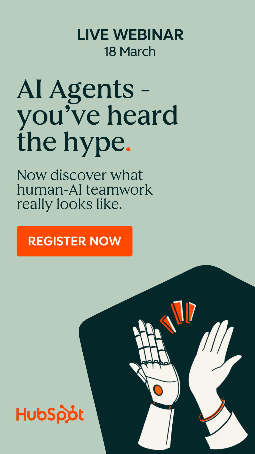 HubSpot Facebook ad