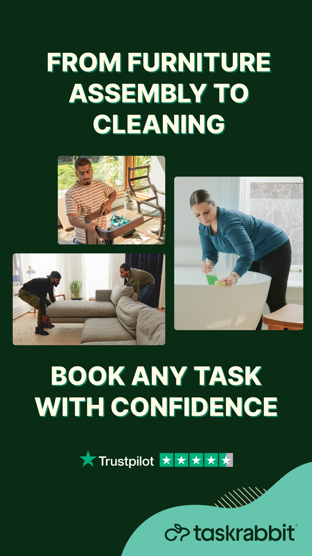 Taskrabbit Facebook ad