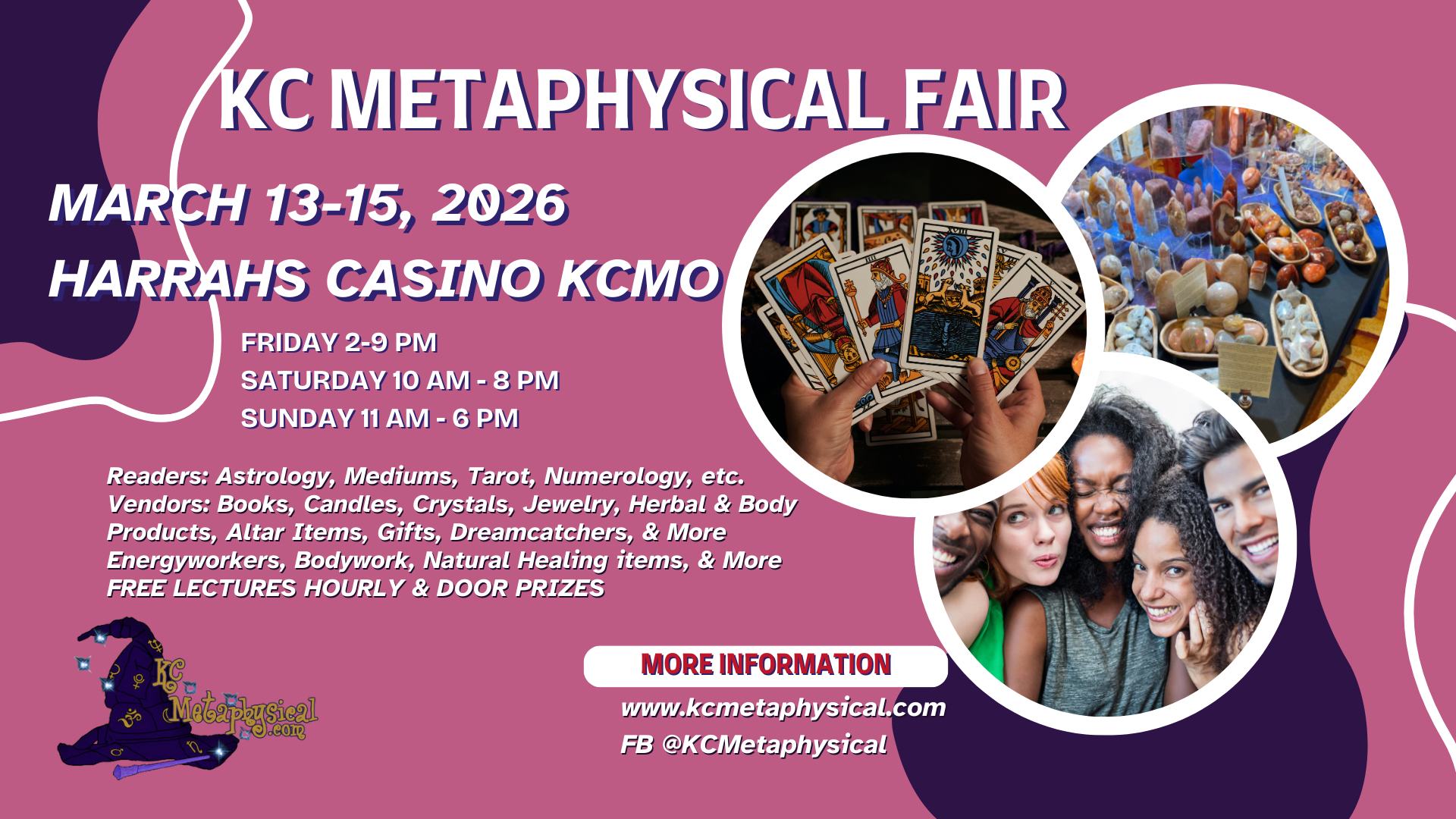 KC Metaphysical Facebook ad: KC Metaphysical SPRING KC Fair 2026!