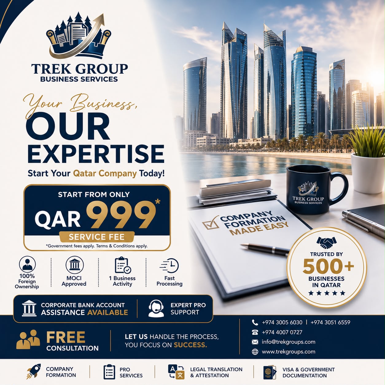 TREK GROUP Business Services Facebook ad