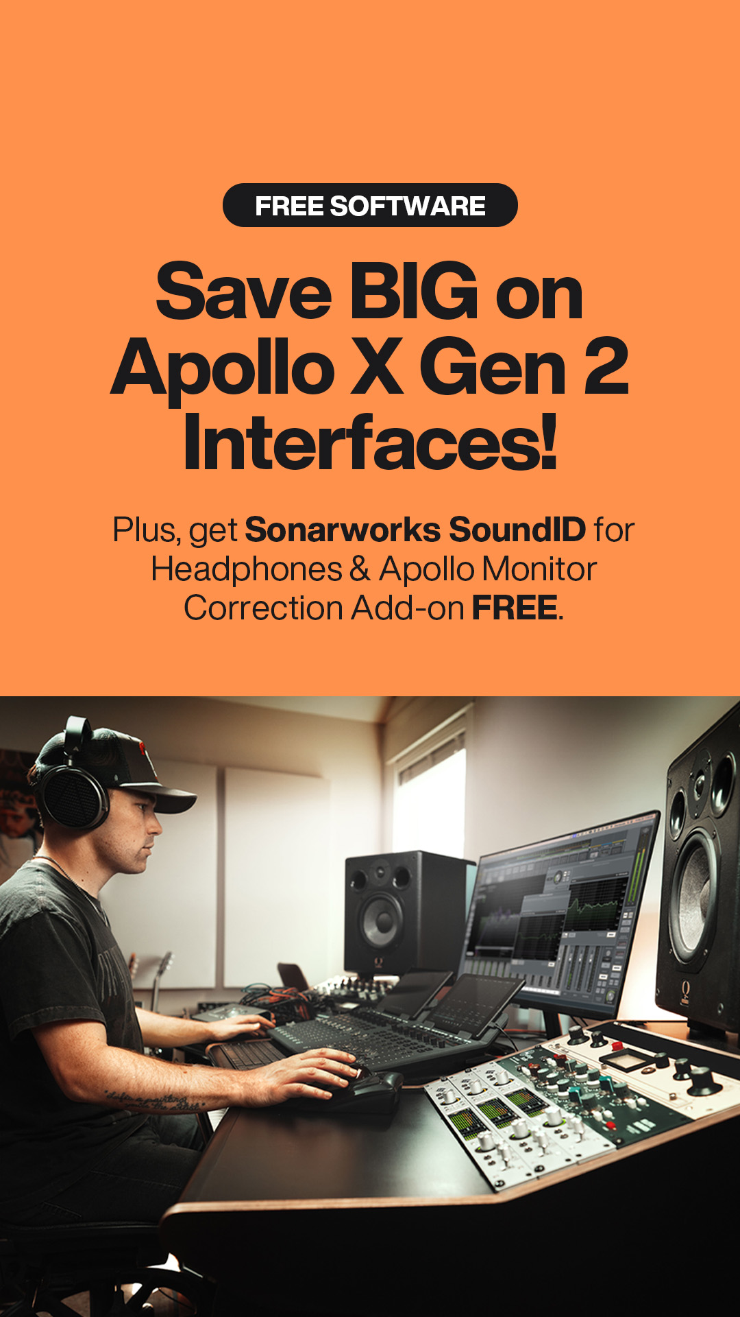 Universal Audio Facebook ad