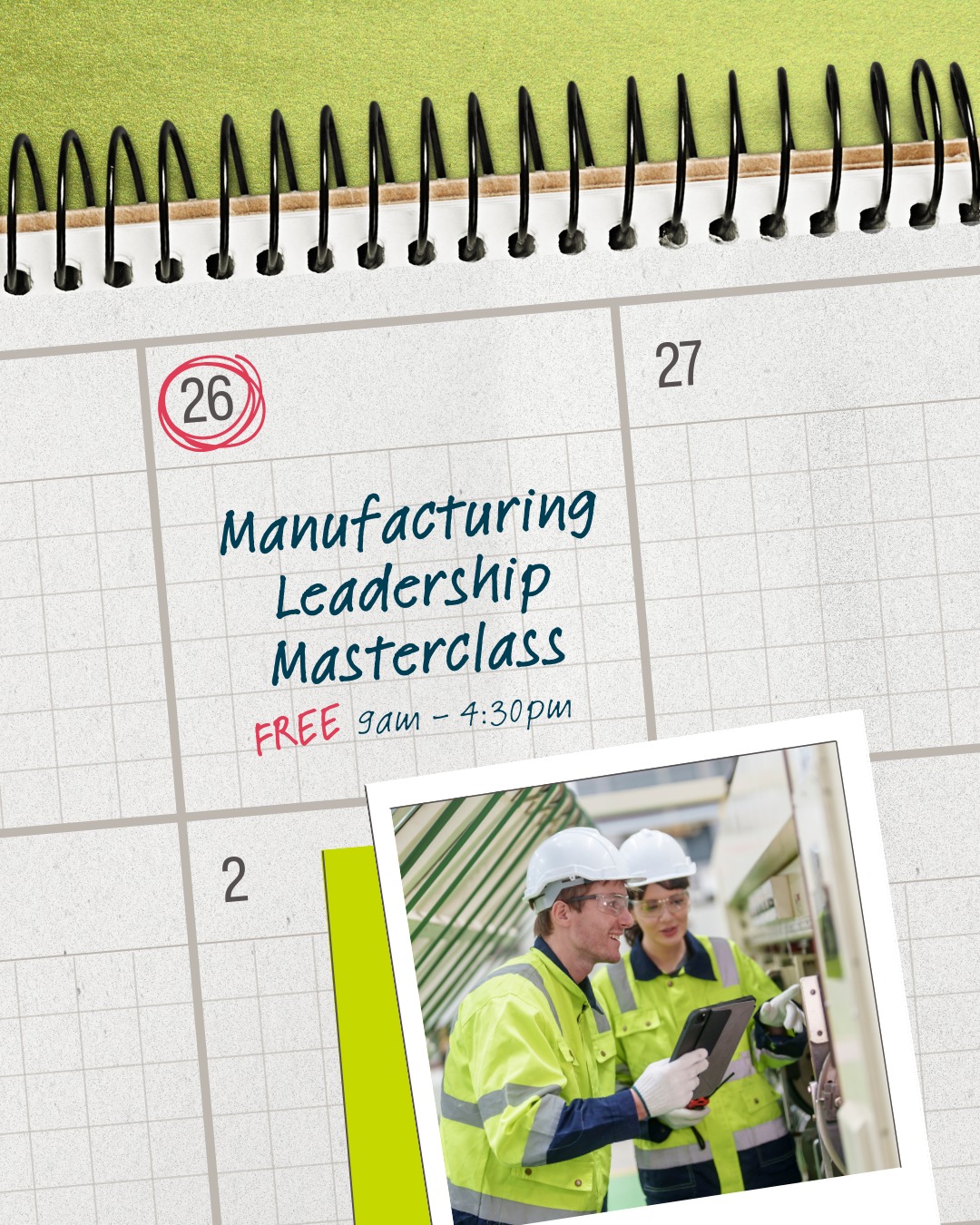 Fraser Coast Regional Council Facebook ad: Business Managers Program - Manufacturing Leadership…
