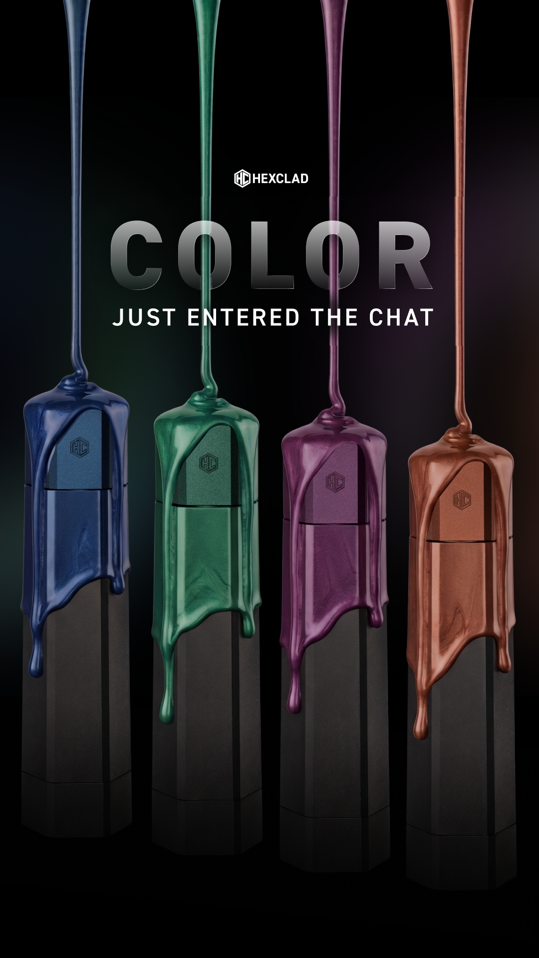 HexClad Facebook ad: New Colors: The HexMill Pepper Grinder