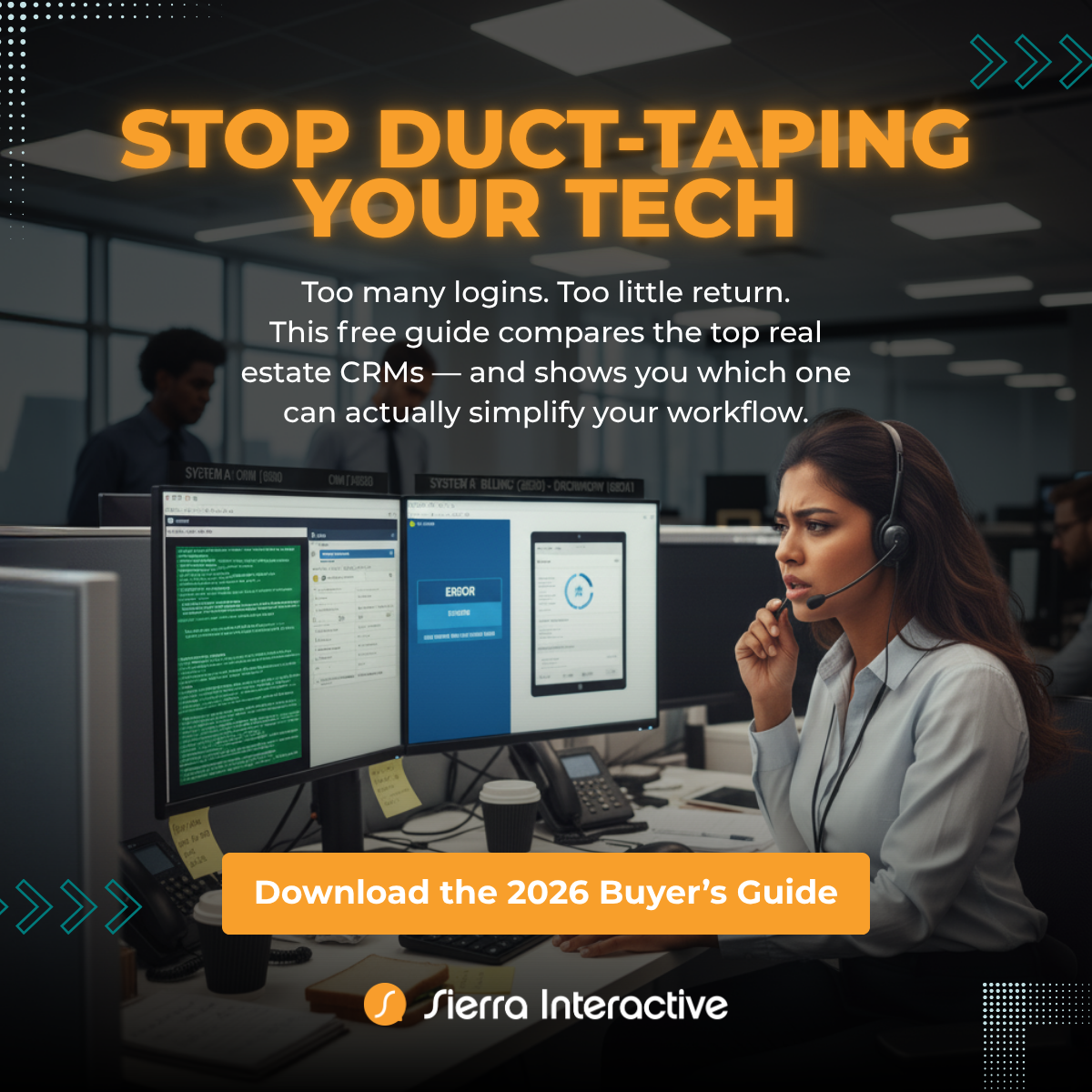 Sierra Interactive Facebook ad: Stop Duct-Taping Your Tech
