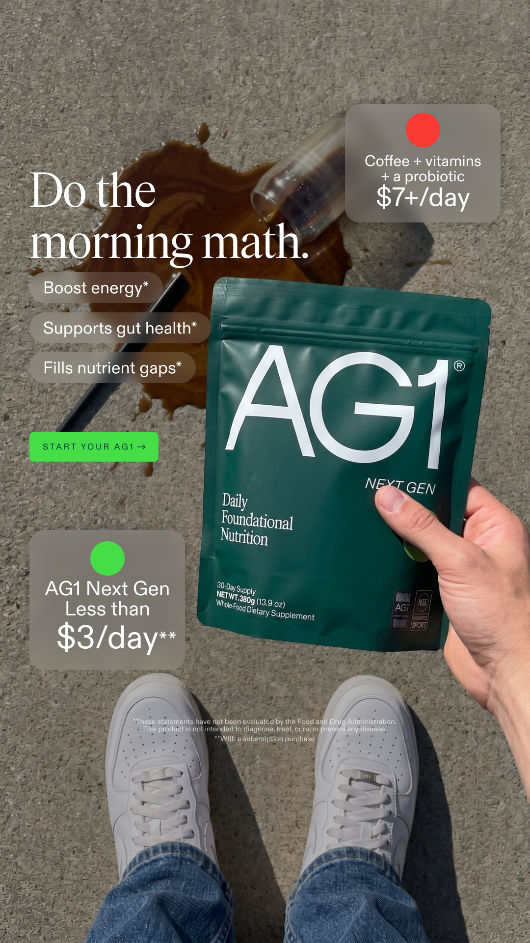 AG1 by Athletic Greens Facebook ad