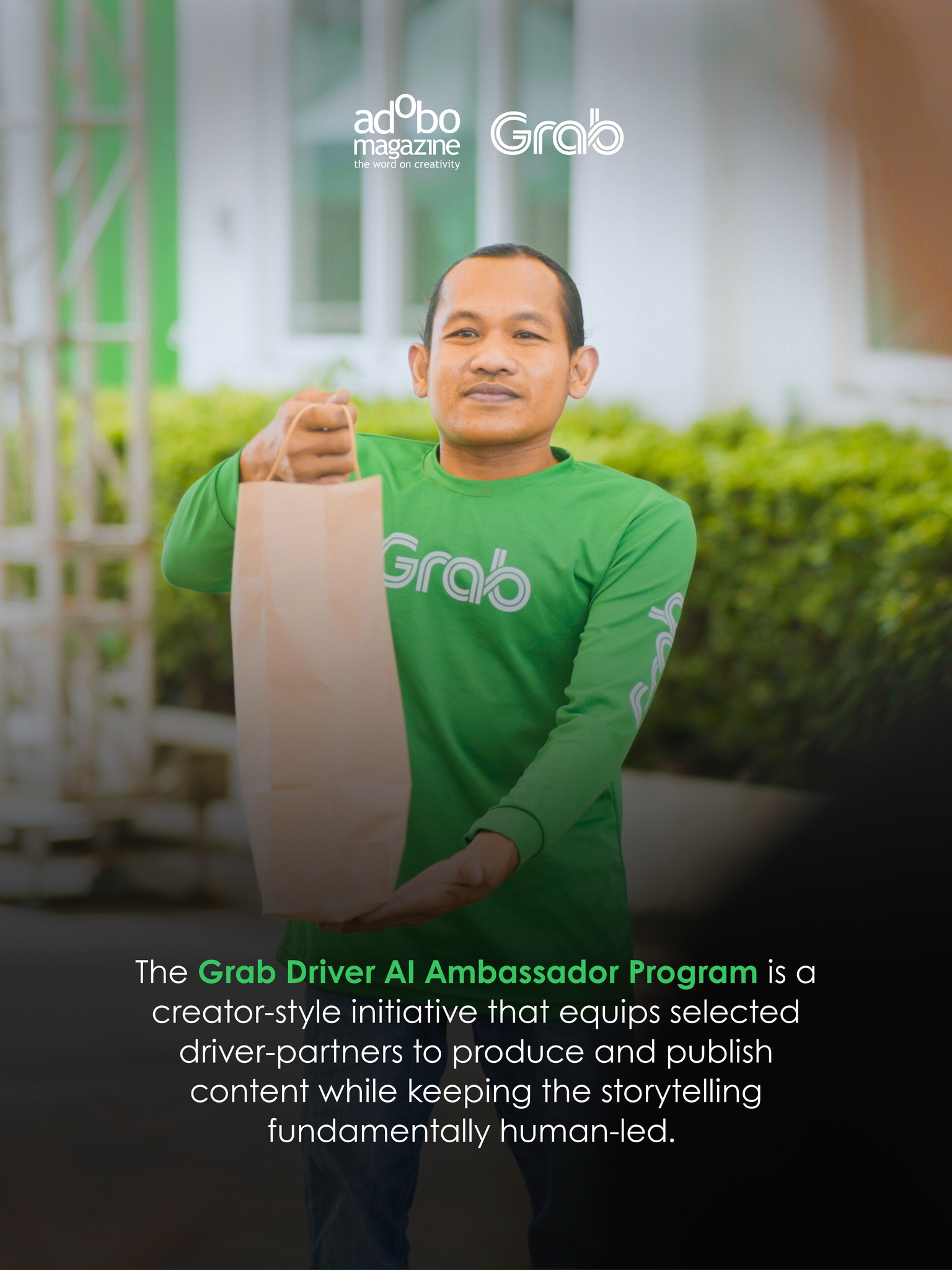 adobo magazine Facebook ad: CAMPAIGN SPOTLIGHT: Grab is redefining the creator economy…