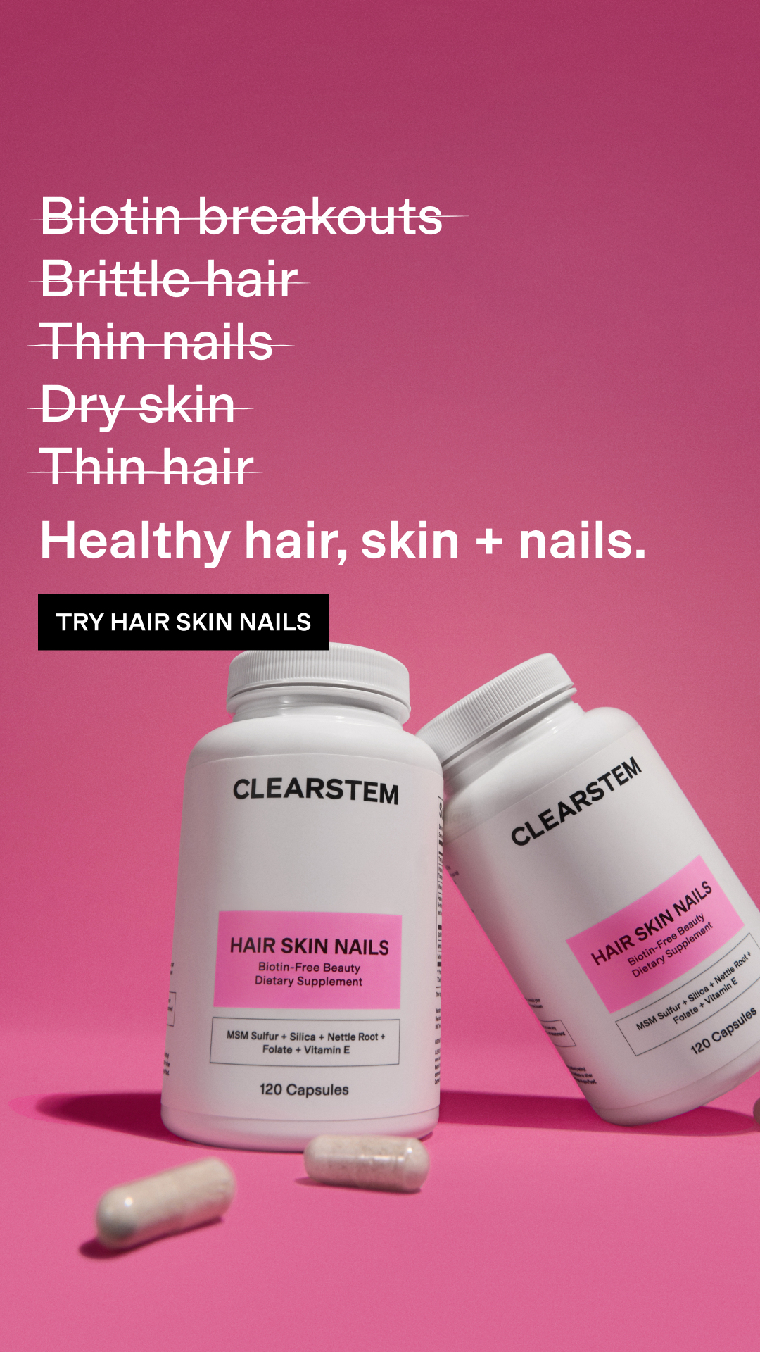 CLEARSTEM Skincare Facebook ad