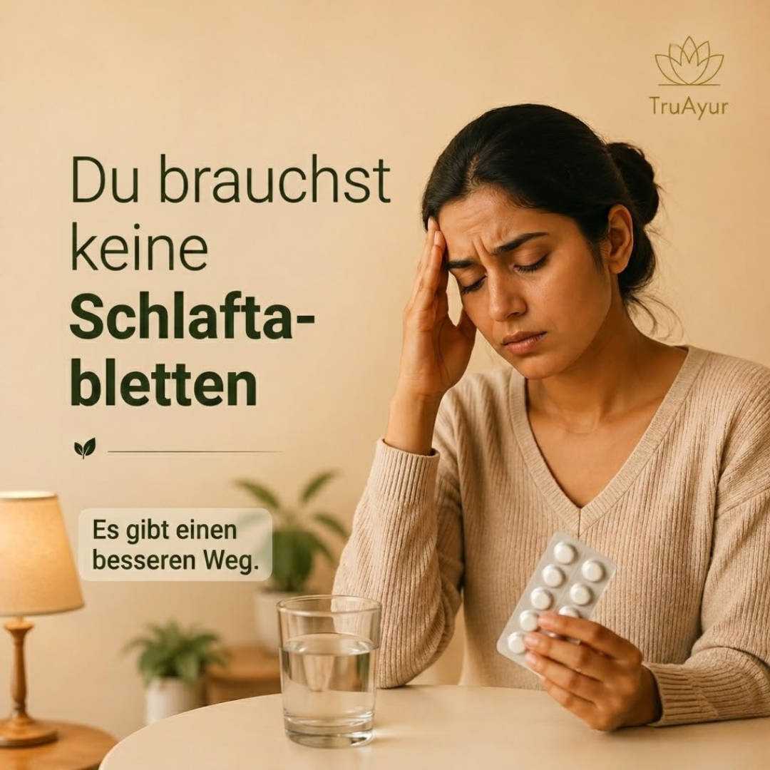 TruAyur Facebook ad: Ein erhöhter Cortisolspiegel in der Nacht kann das…