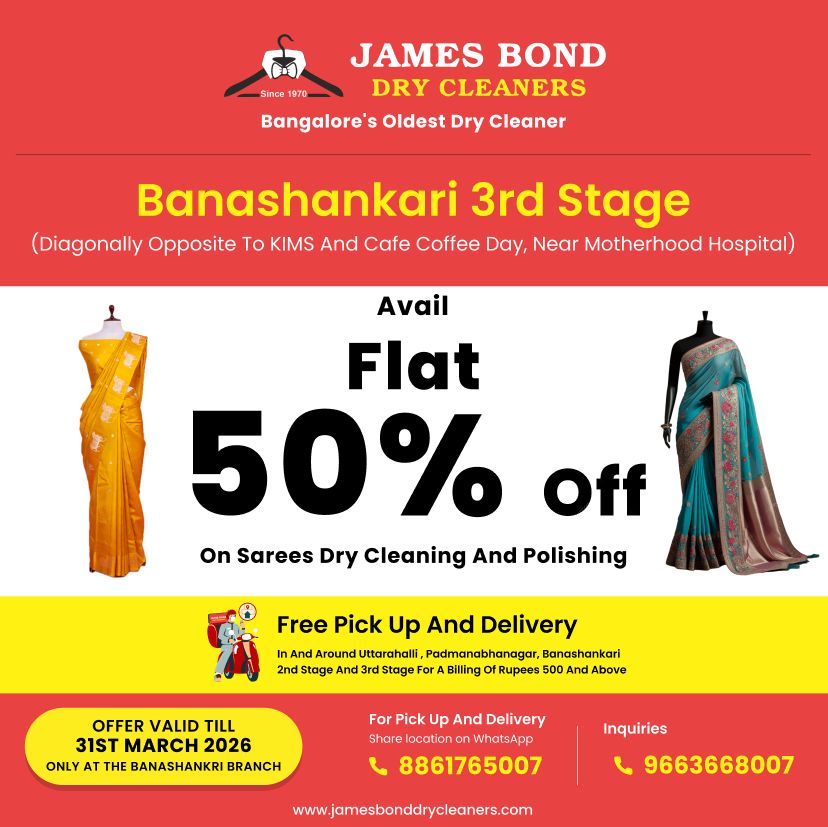 James Bond Dry Cleaners Facebook ad