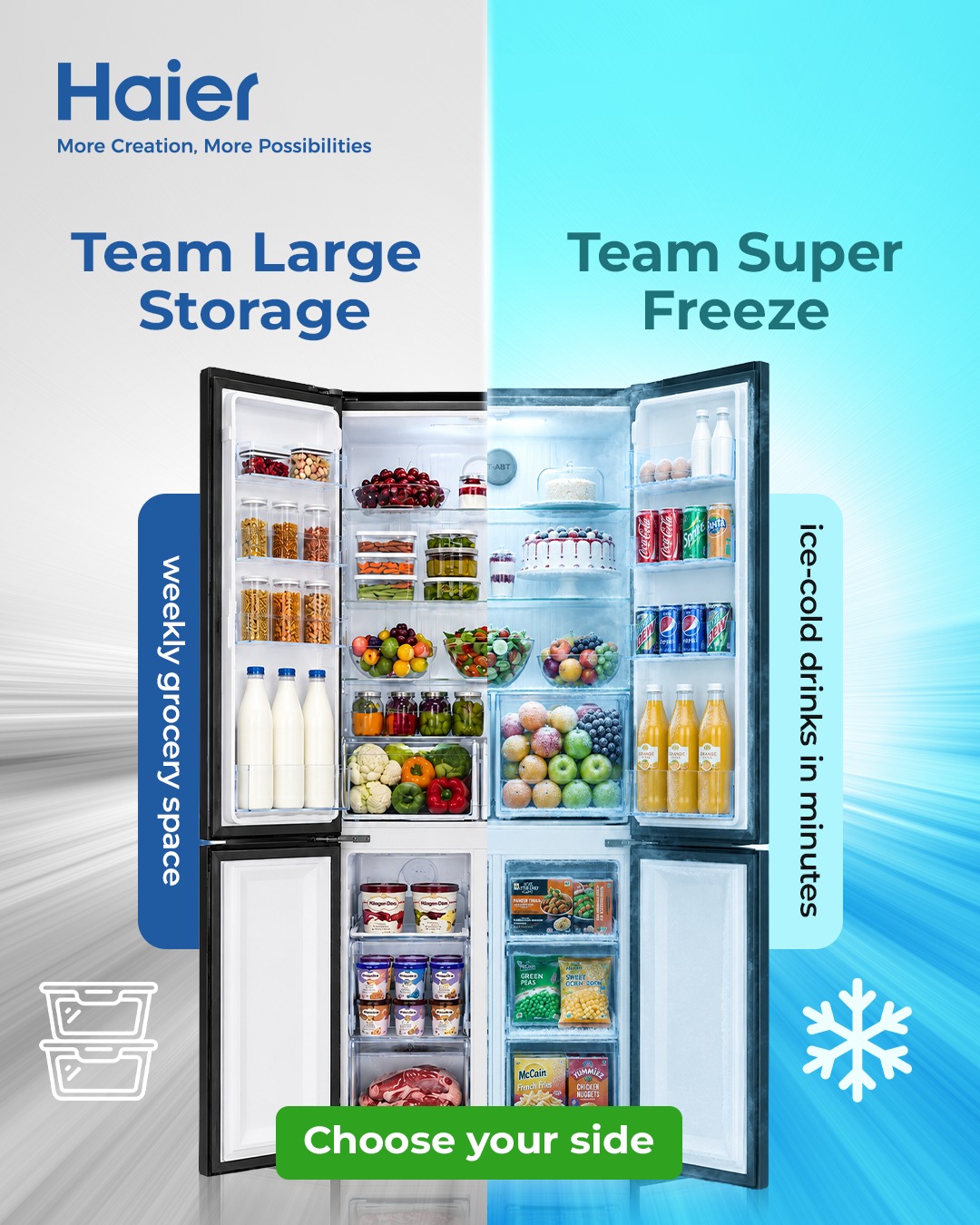 Haier Facebook ad: Buy Best Refrigerators & Fridges in Pakistan | Haier