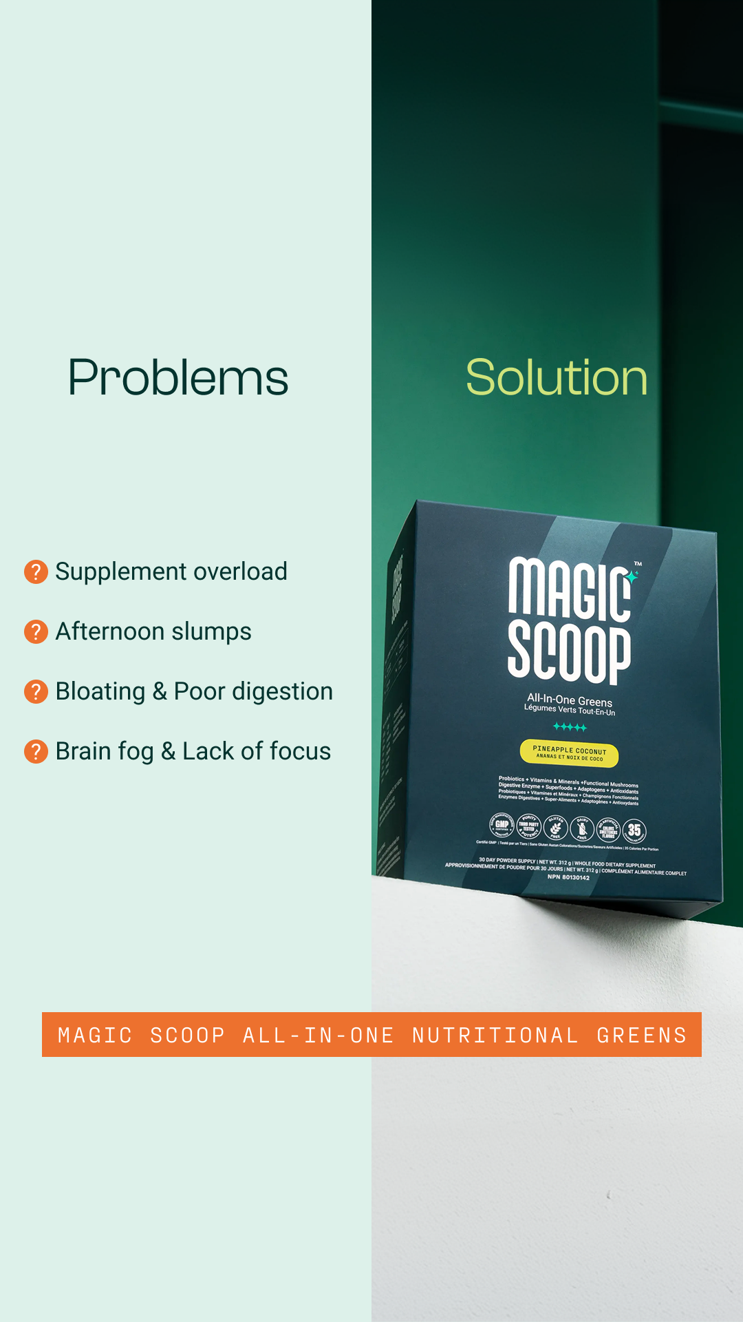 Magic Scoop Facebook ad