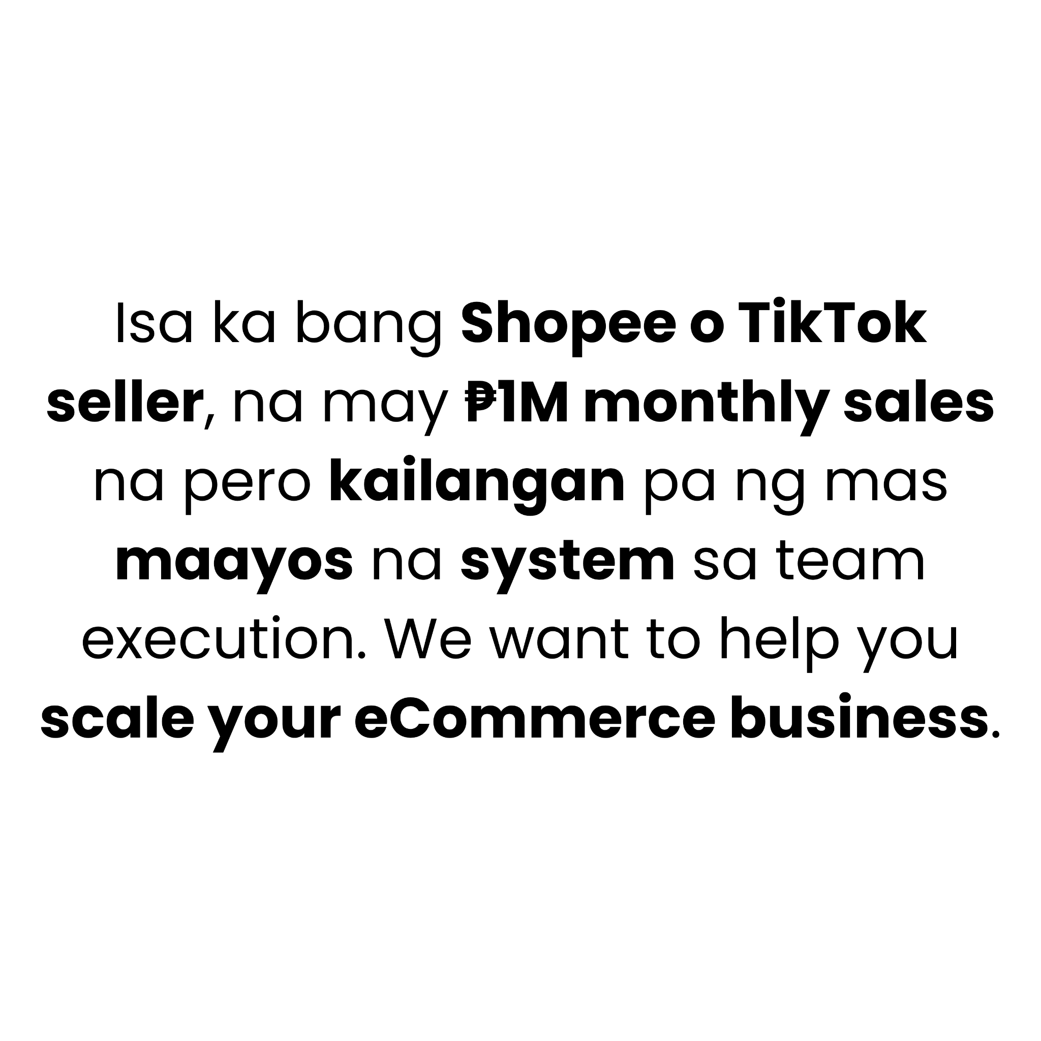ECOM Accelerator Facebook ad