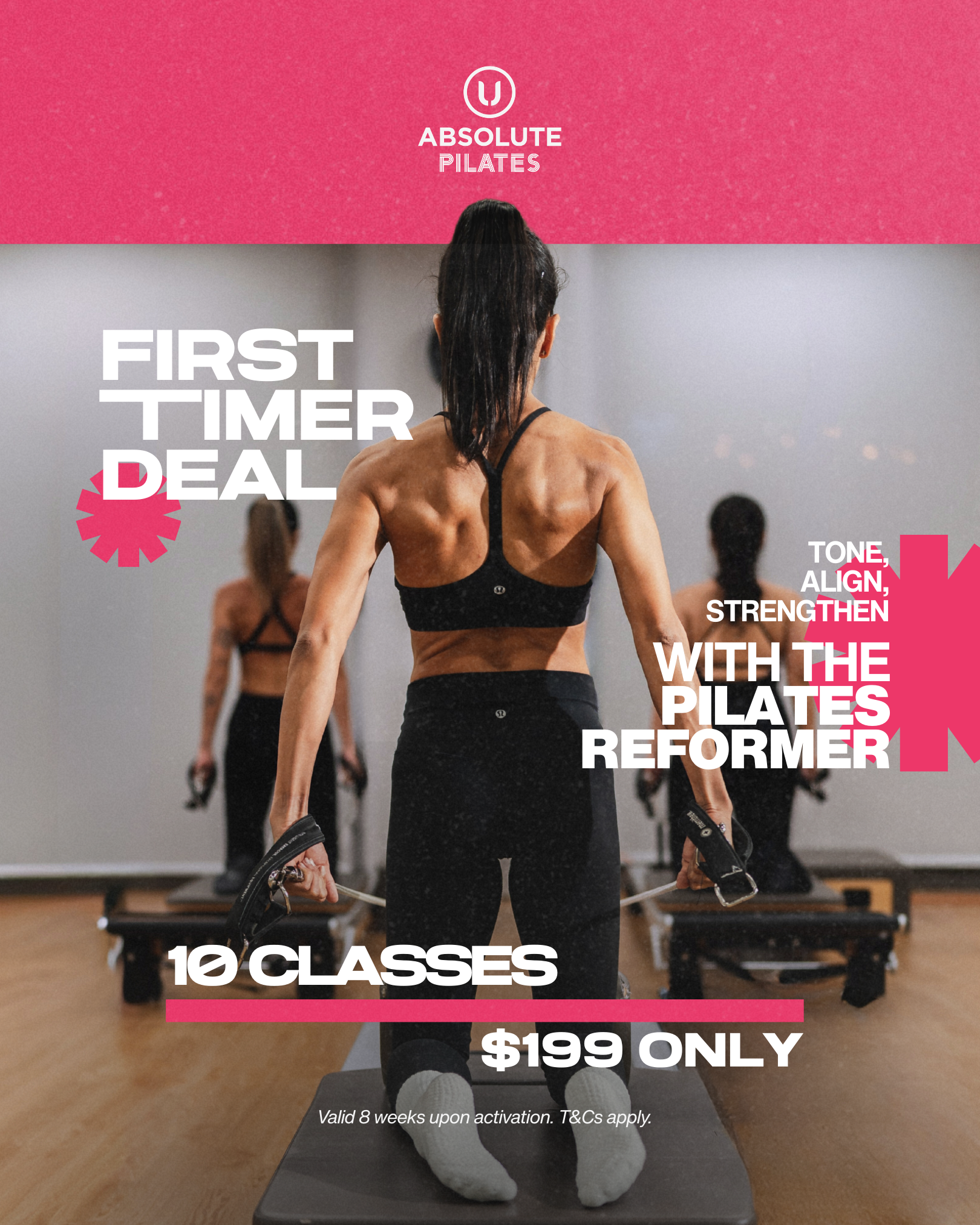 Absolute Pilates Singapore Facebook ad from May 5, 2026