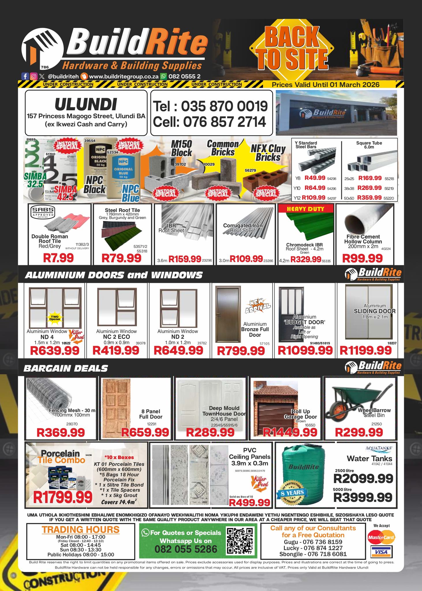 Build Rite Hardware Facebook ad