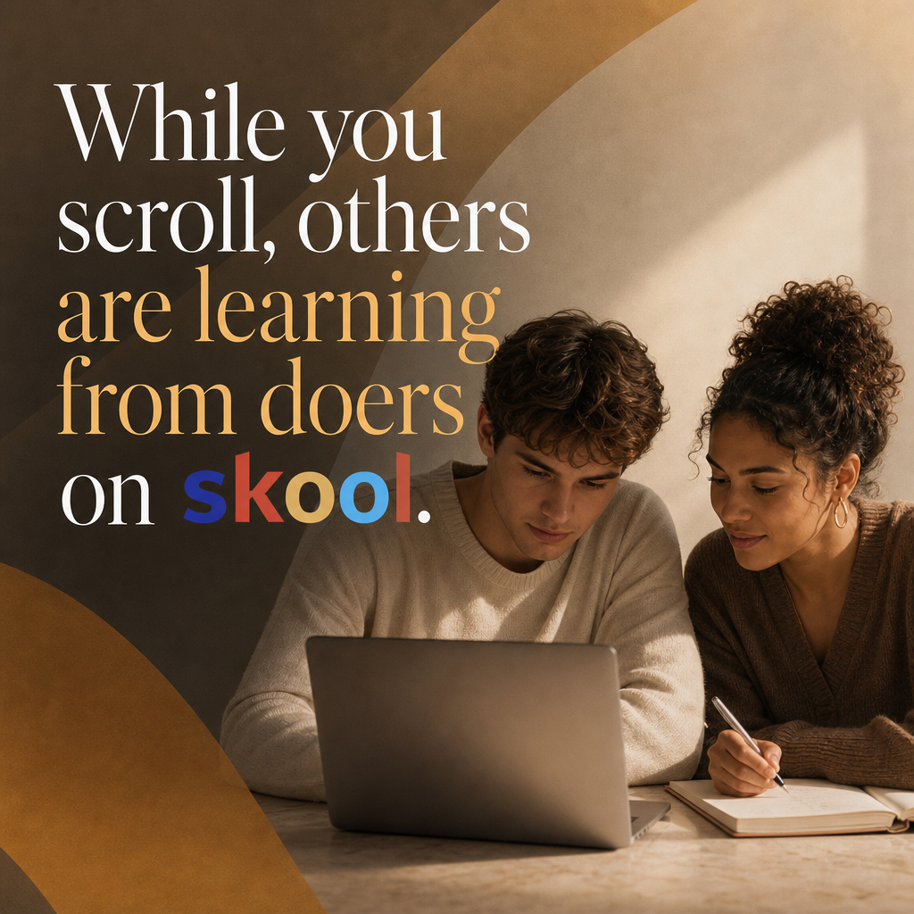 Skool Facebook ad