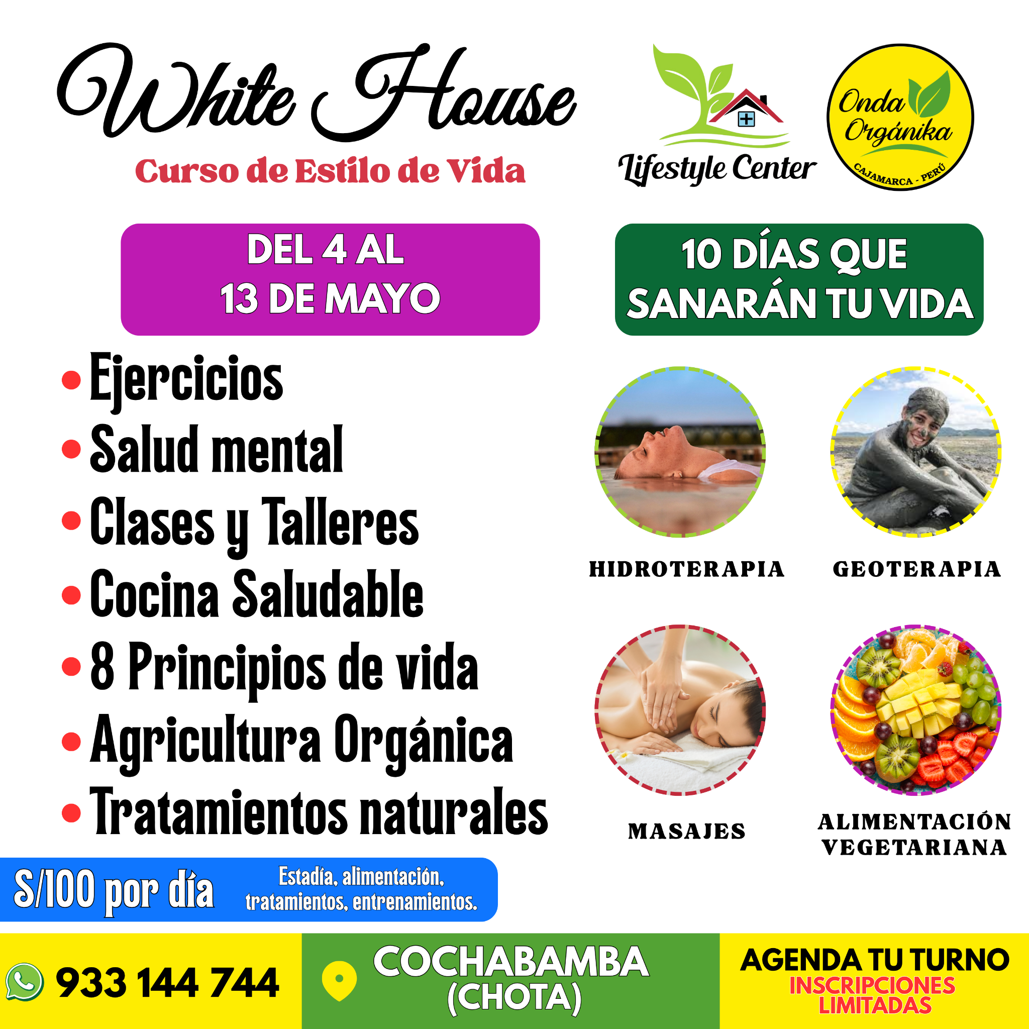Onda Organika Perú Facebook ad: ¡10 DÍAS QUE SANARÁN TU VIDA!
