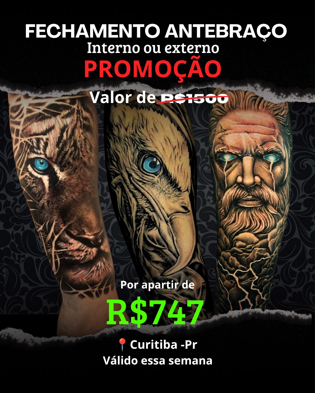 Guito Tattoo Facebook ad: Converse conosco