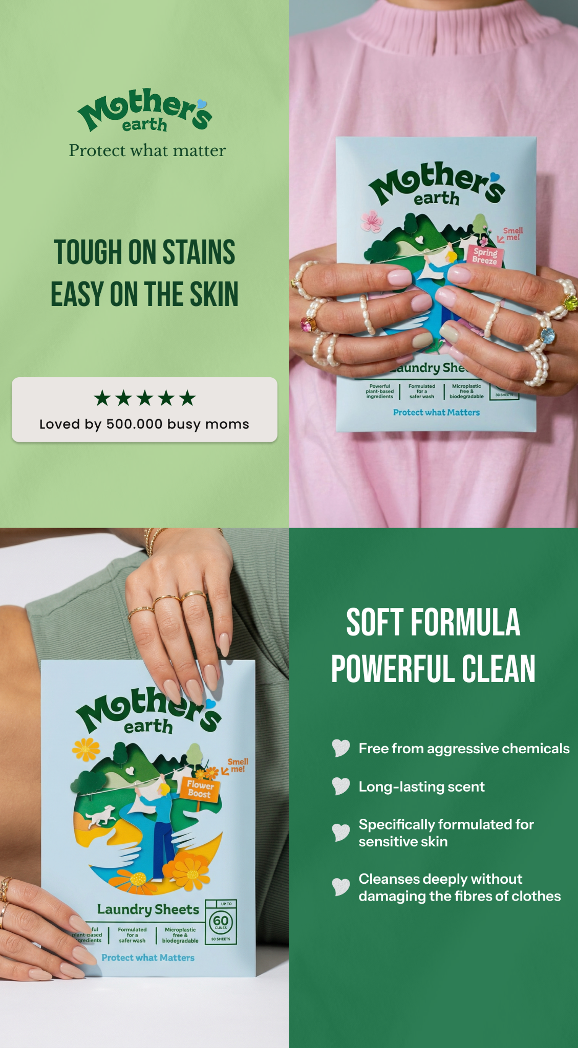 Mothers Earth Facebook ad