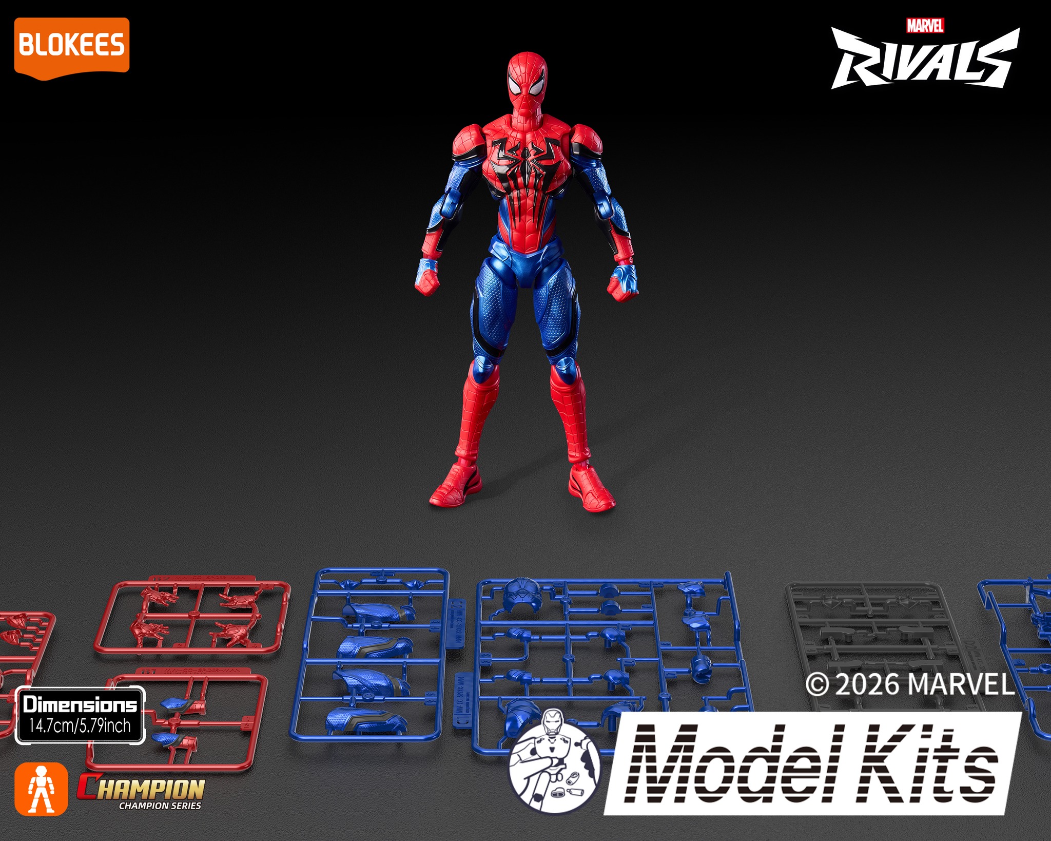 Blokees Facebook ad: Meet Blokees Champion Class Marvel Rivals 06&07, Spider-Man…