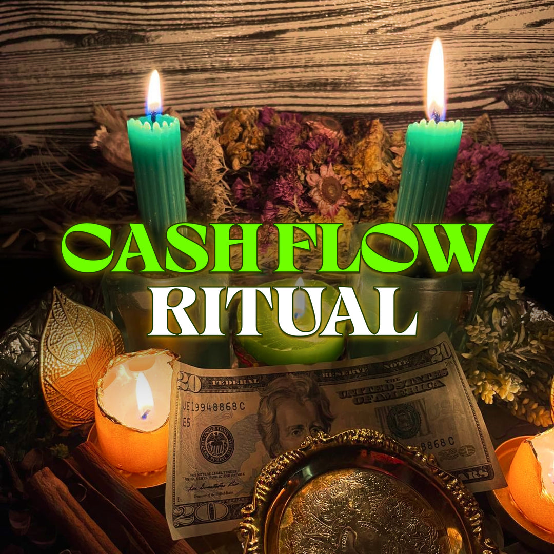 MysticGoddes Facebook ad: Spells & Tarot to Align Your Path