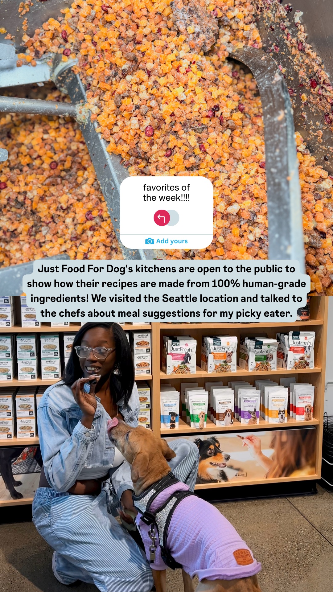 Just Food For Dogs Facebook ad