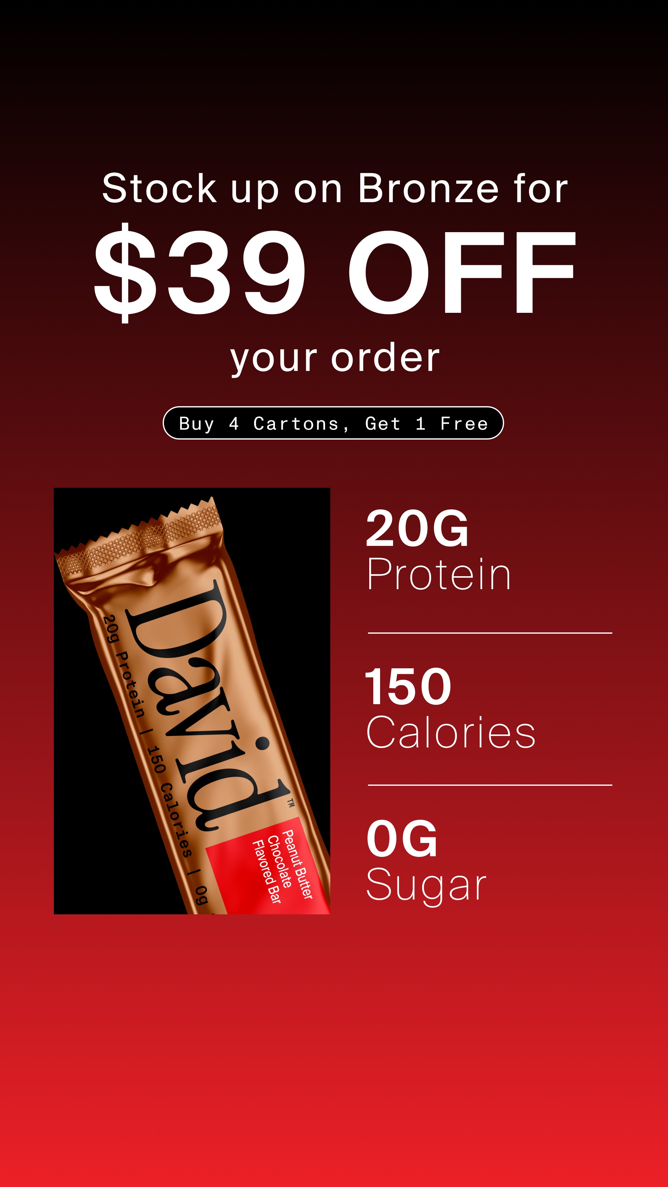 David Protein Facebook ad