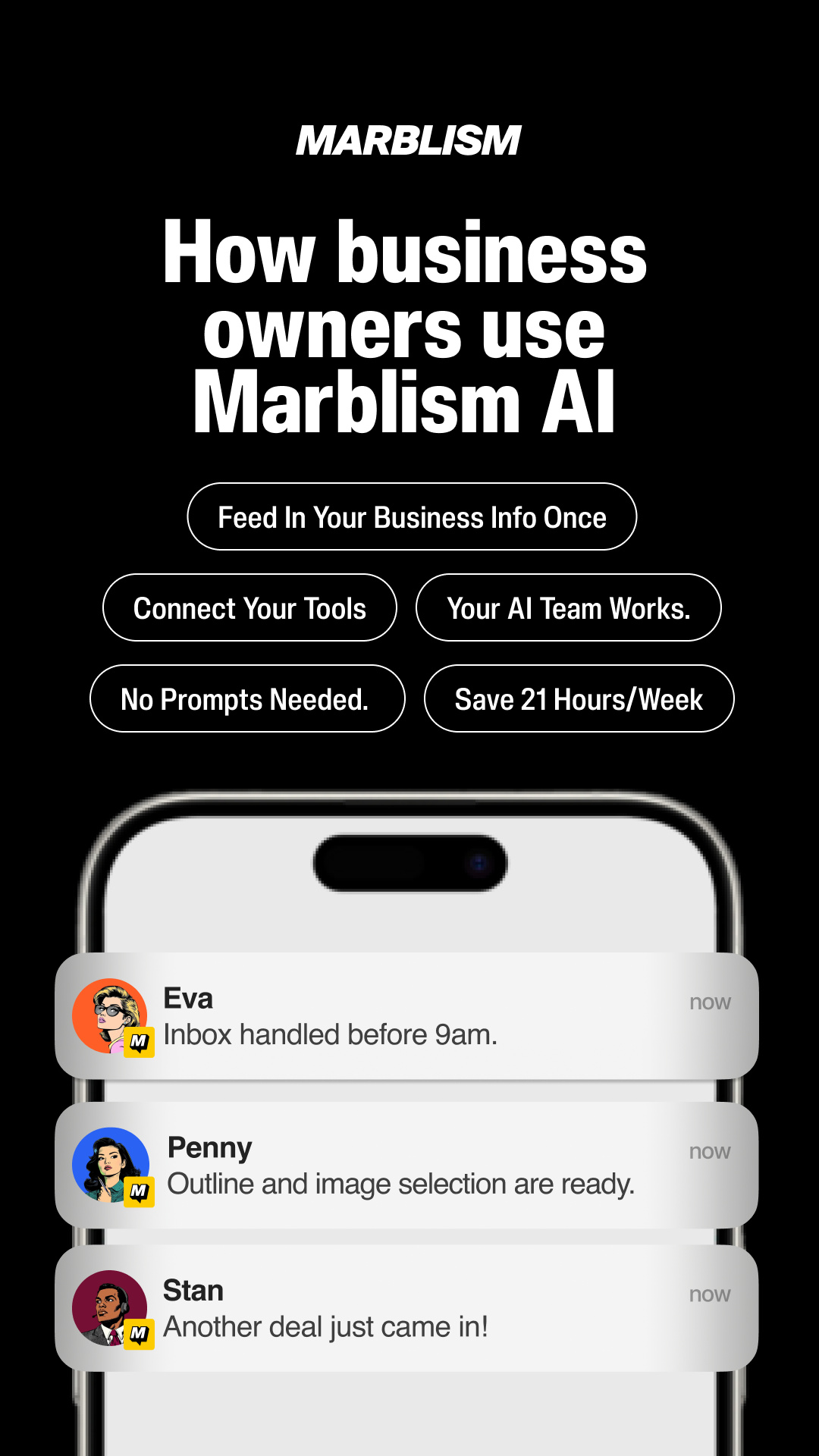 Marblism Facebook ad