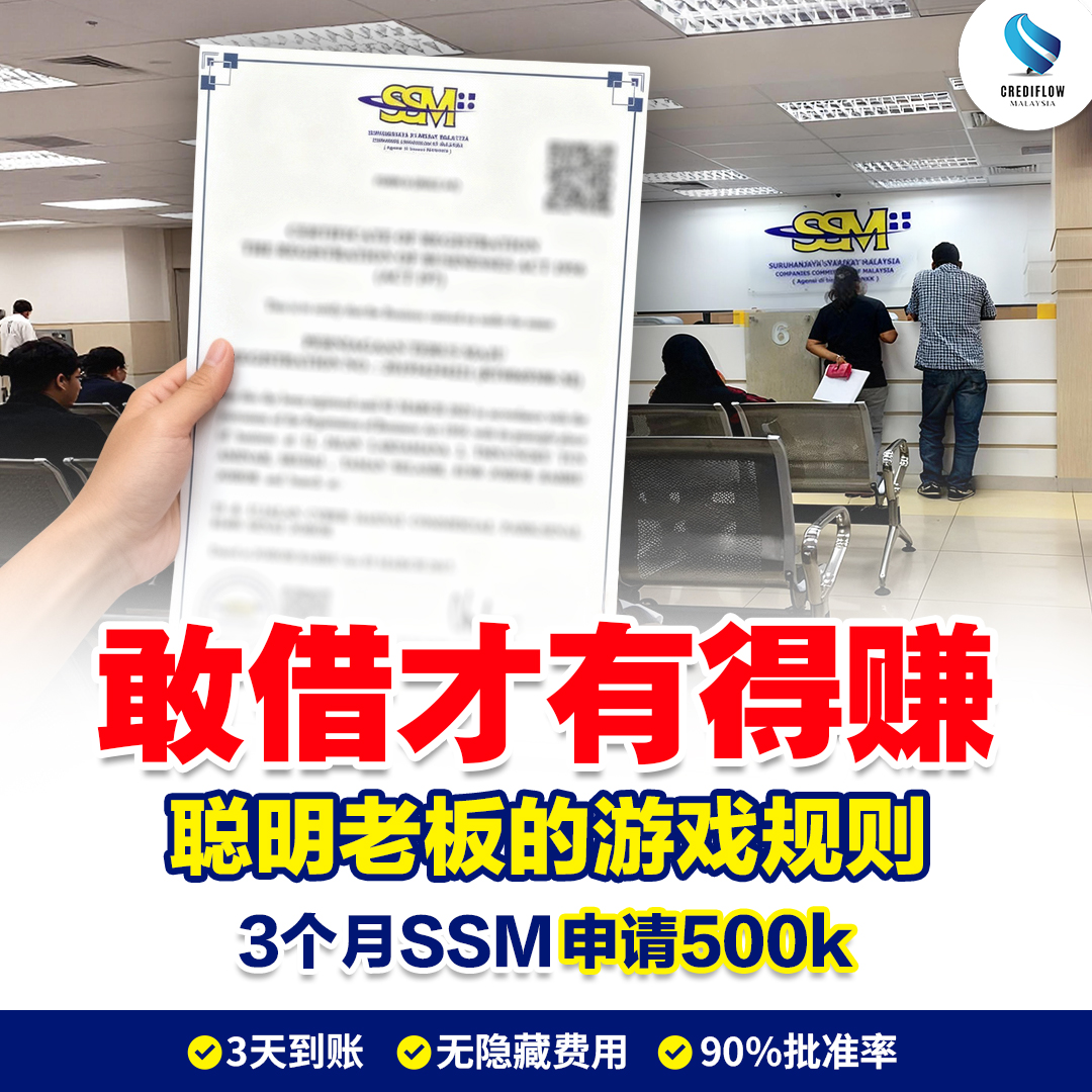 CrediFlow Malaysia Facebook ad: KPKT 认证融资伙伴
