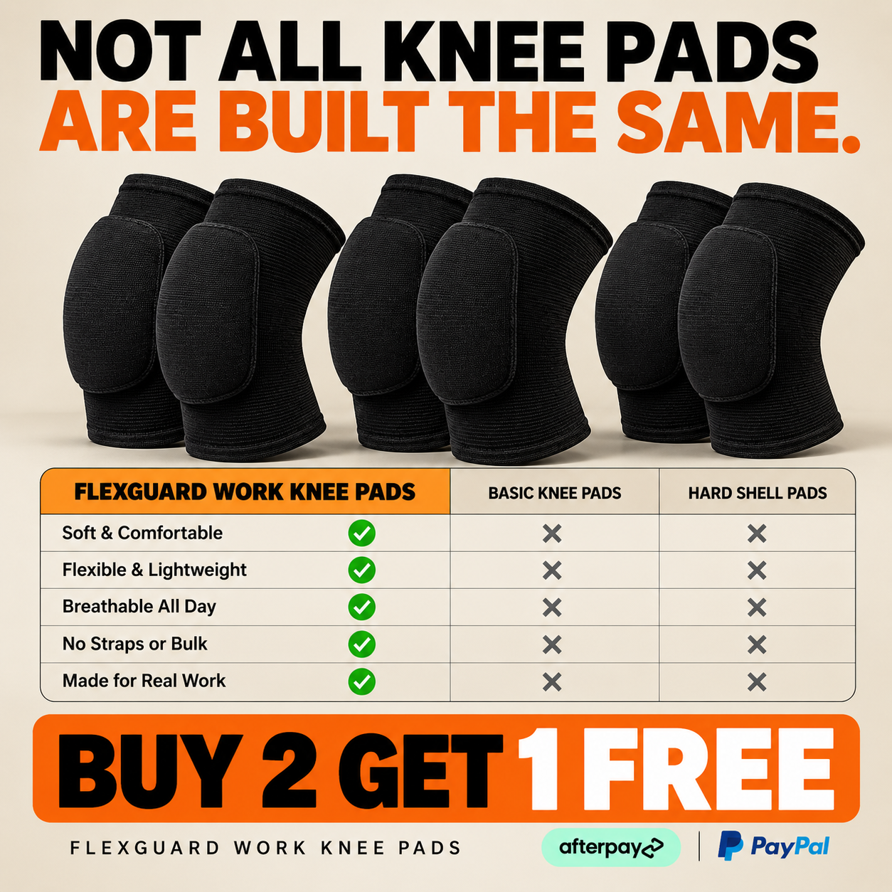 SiteGear Supply Store Facebook ad: Stock Up and Save, Buy 2, Get 1 Free.