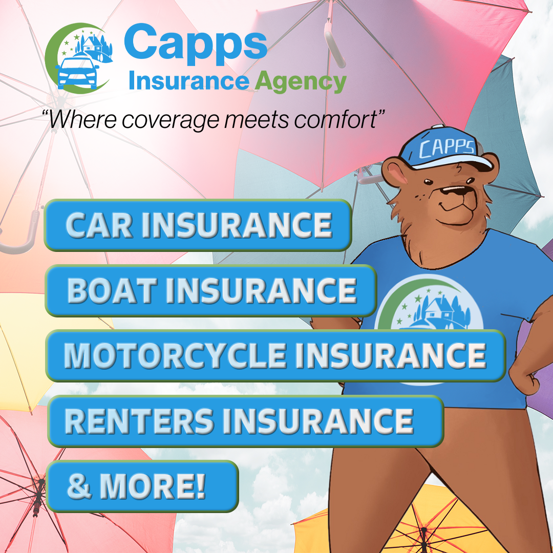 Capps Insurance Agency Facebook ad: Comprehensive Coverage the Cappy Way
