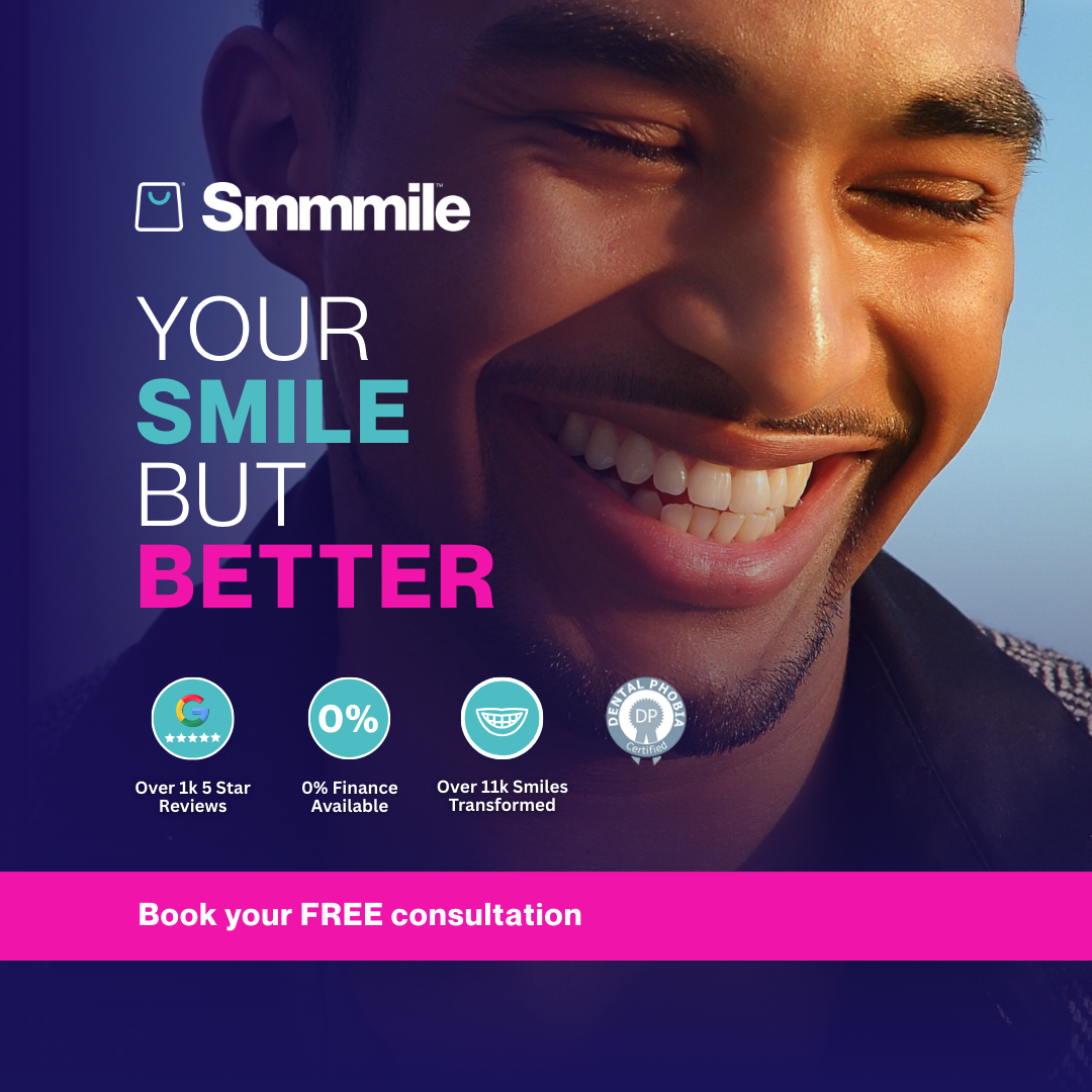 Smmmile Dental Facebook ad: Start Your Smile Makeover Today