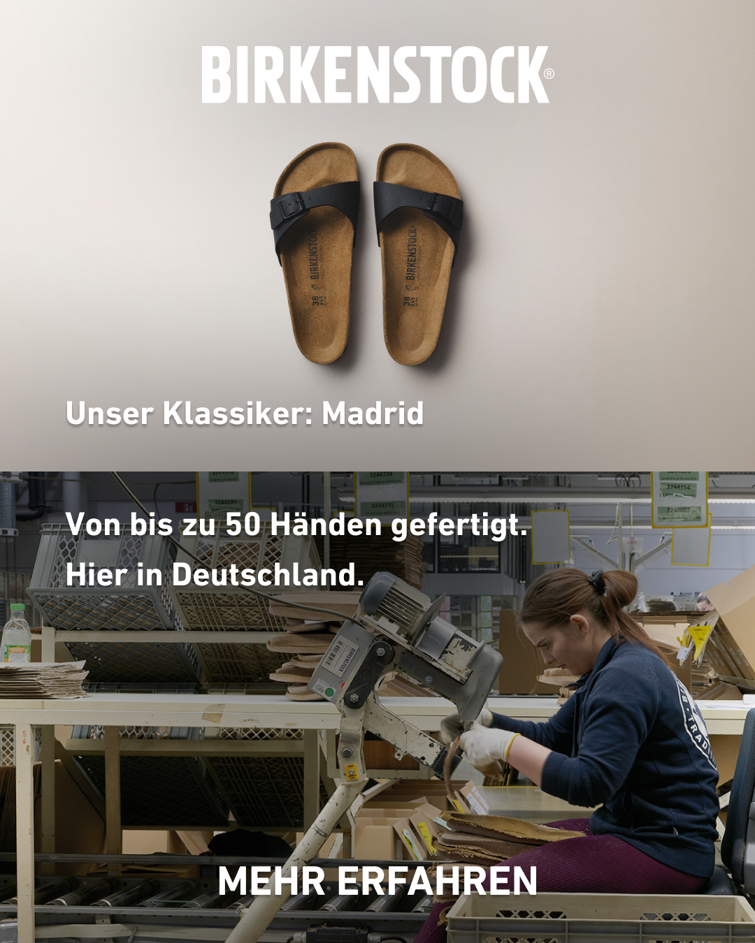 Birkenstock Facebook ad