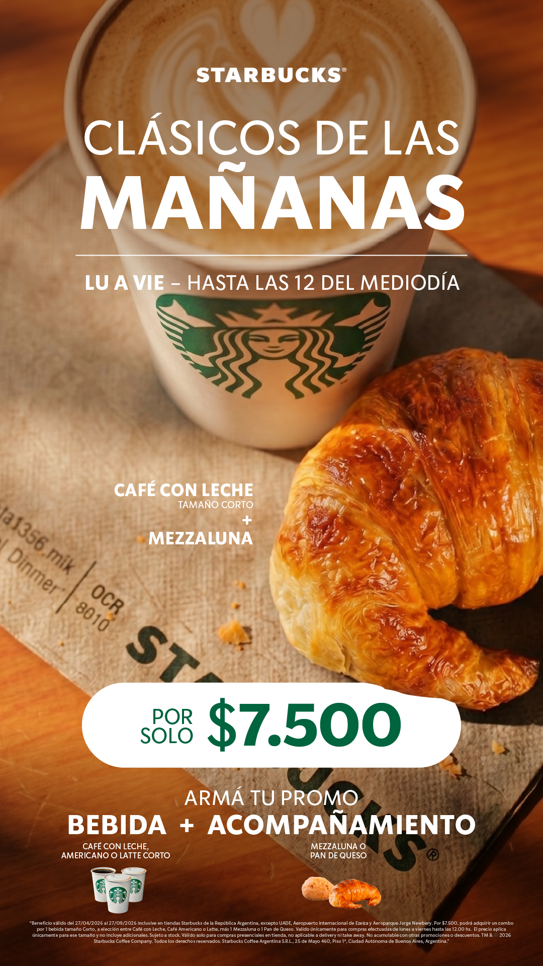 Starbucks Argentina Facebook ad