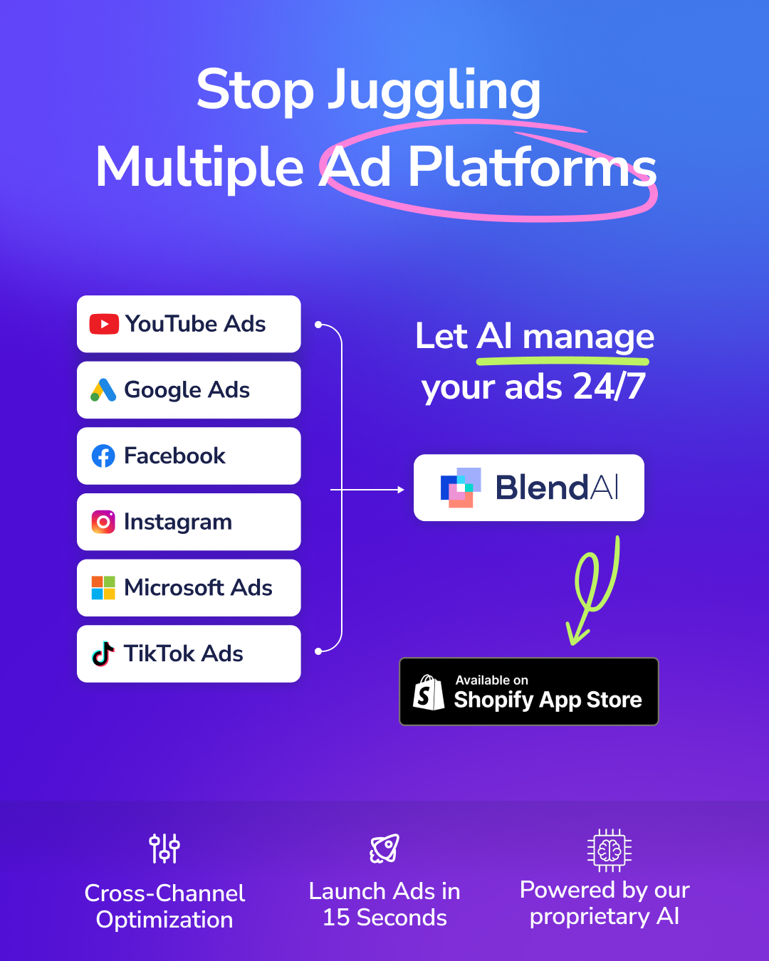 Blend AI Facebook ad