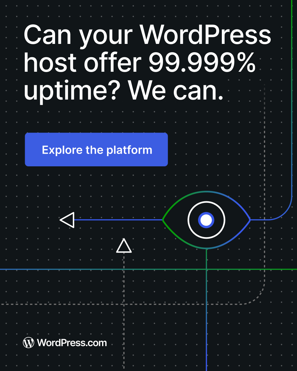 WordPress.com Facebook ad