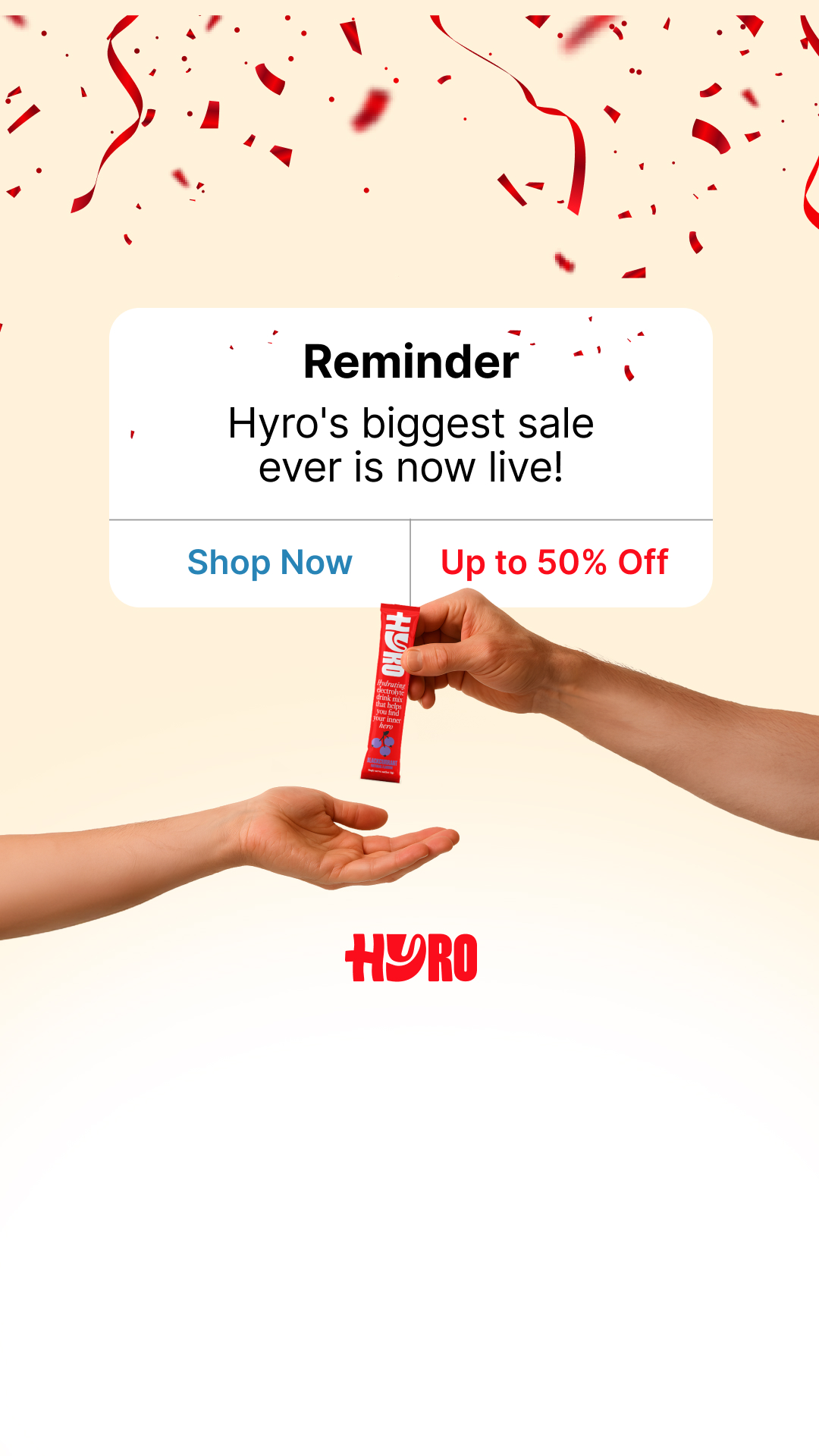 Hyro Facebook ad from Jan 15, 2026