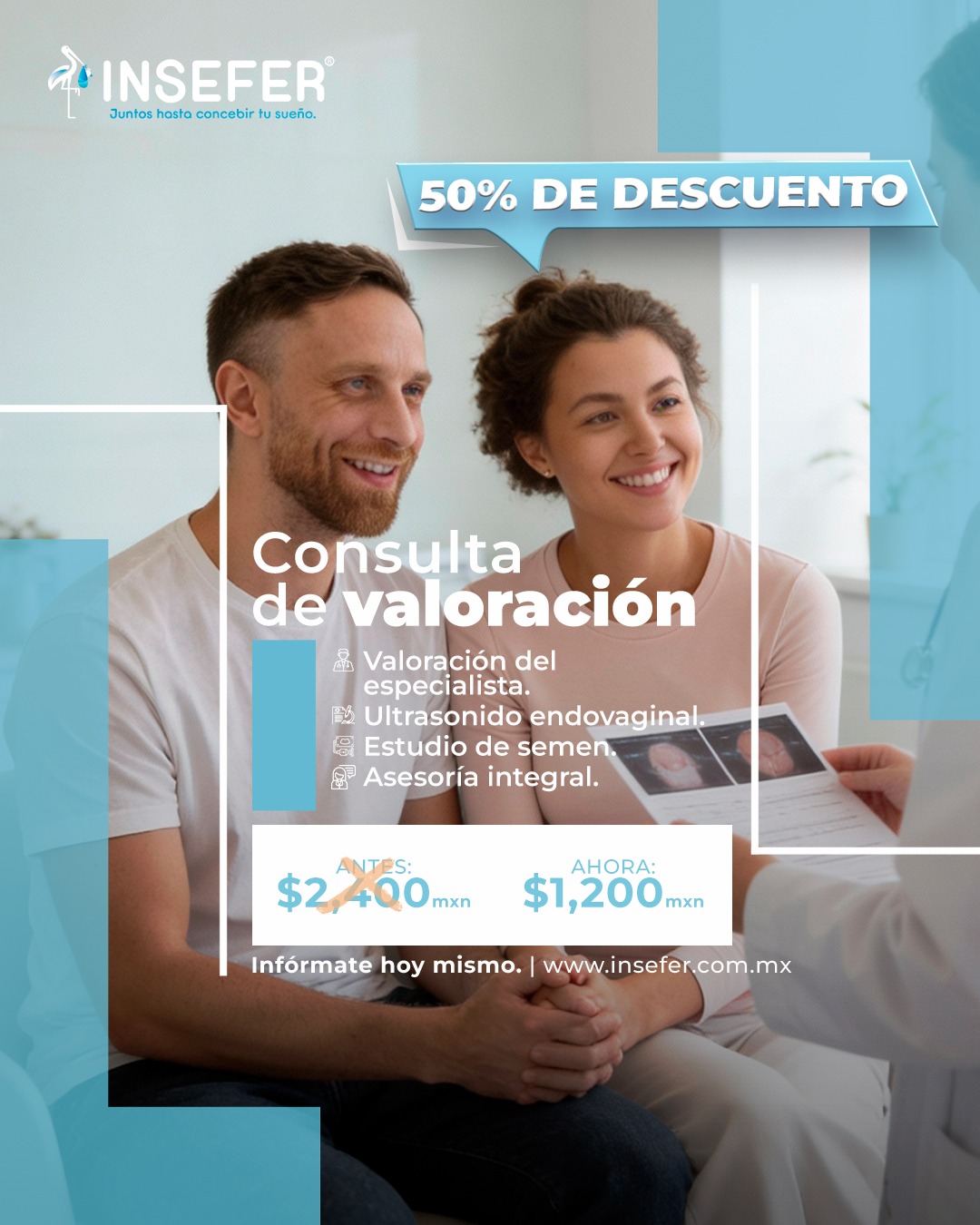 Insefer Instituto de Fertilidad Morelia Facebook ad: AGENDA TU CITA