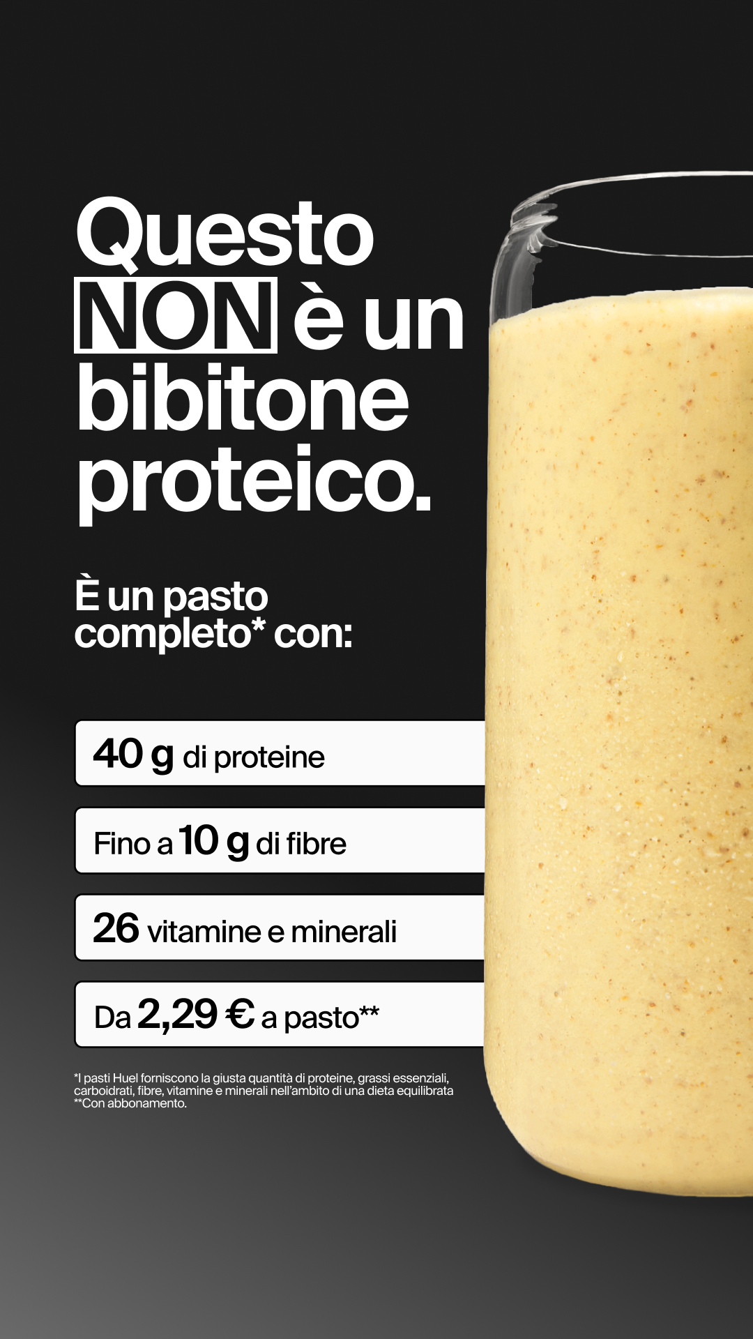 Huel Facebook ad